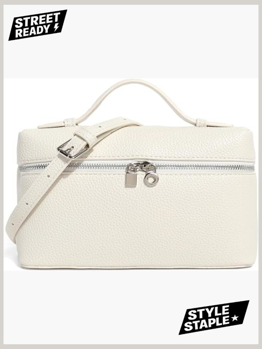 Crossbody Bag Top-Handle Pouch Mini Shoulder Leather Handbag Trendy Purse